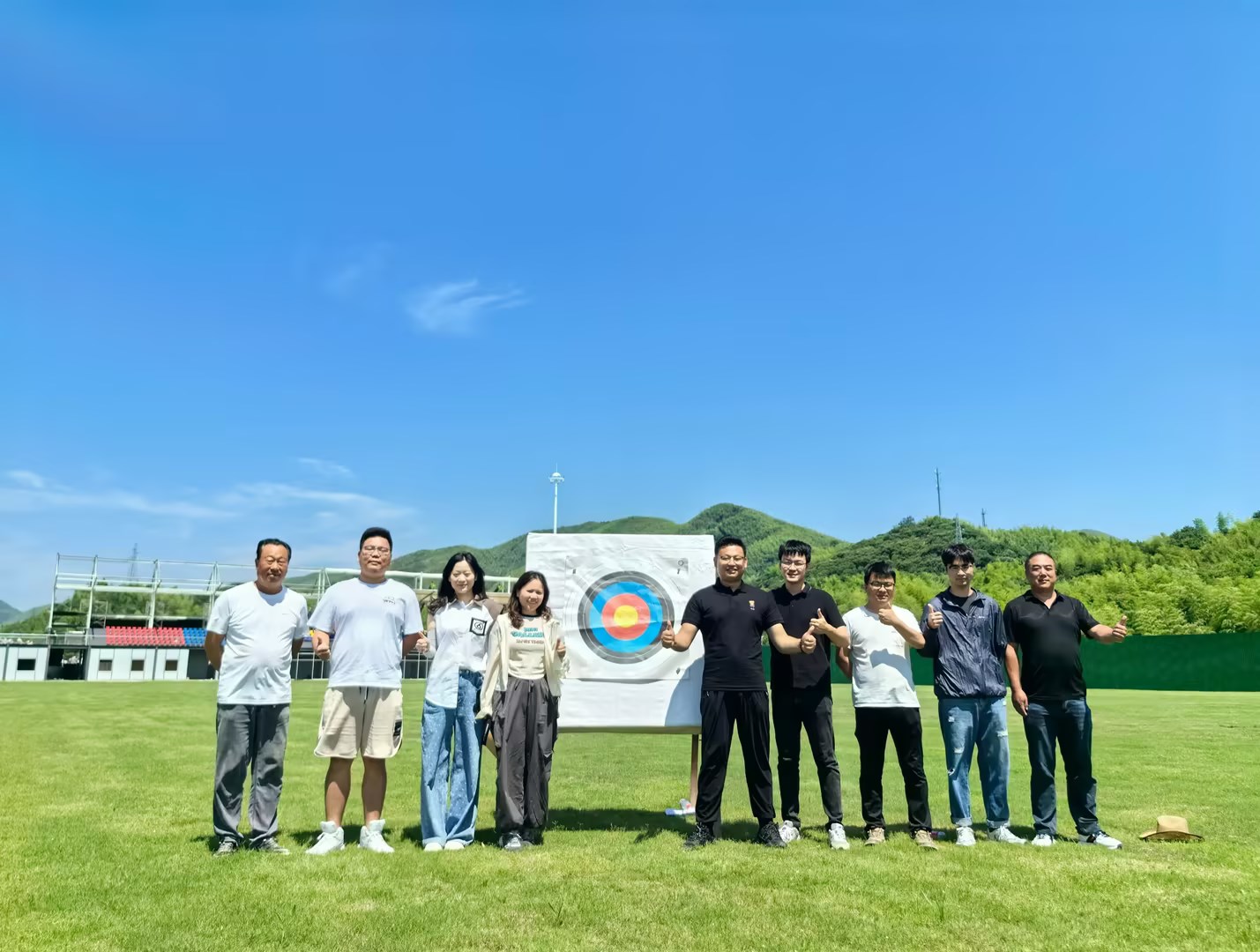 建设、设计、施工、监理对射箭场一期工程进行初验.jpg 建设、设计、施工、监理对射箭场一期工程进行初验.jpg